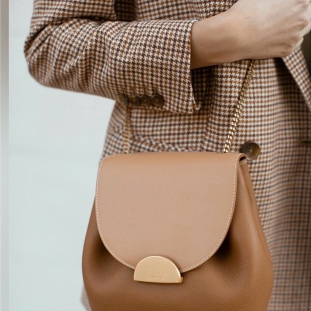 Polene Leather Numéro un Brown Crossbody